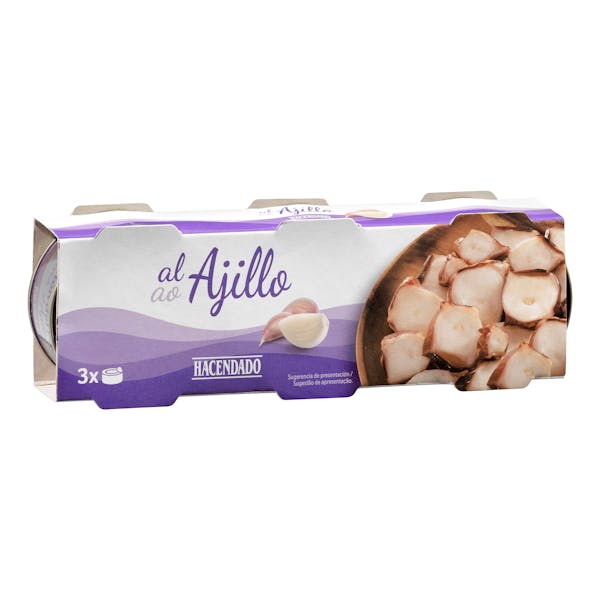Imagen de Tacos de pota al ajillo Hacendado