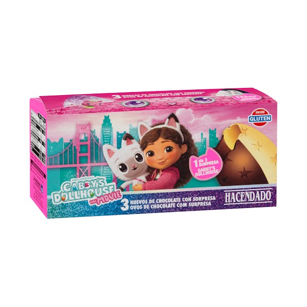 Imagen de Huevos sorpresa de chocolate Hacendado dibujo