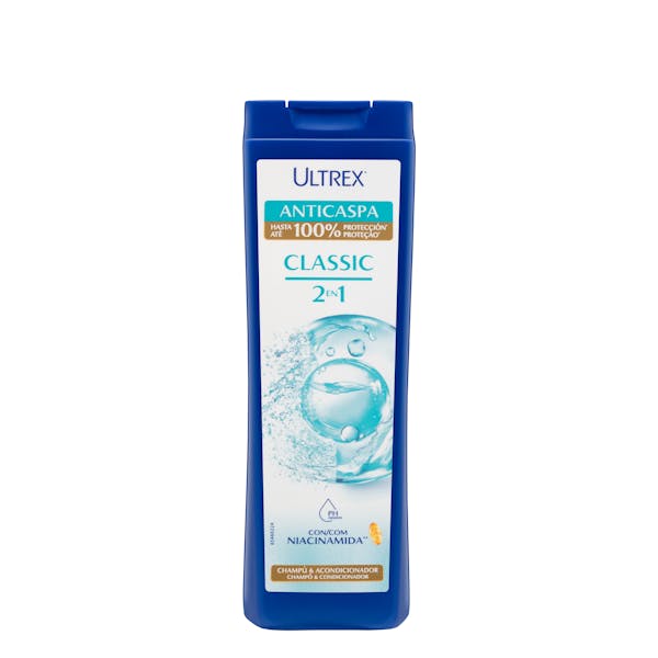 Imagen de Champú y acondicionador anticaspa Classic 2 en 1 Ultrex todo tipo de cabello