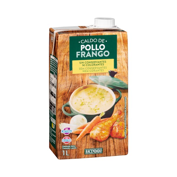 Caldo de pollo Hacendado