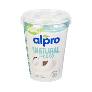 Postre de soja sabor Natural con coco Alpro