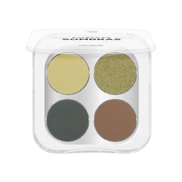 Paleta sombras de ojos Deliplus 05 verde