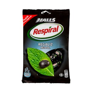 Caramelos regaliz mentol Respiral Halls