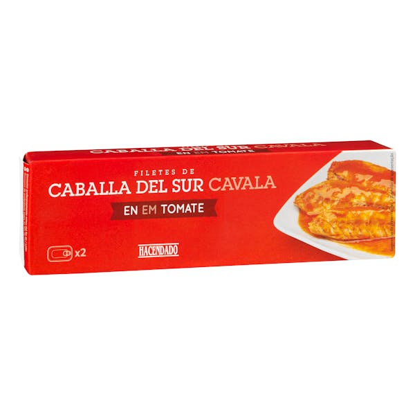 Imagen de Filetes de caballa del sur en tomate Hacendado