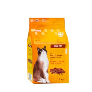 Comida gato adulto Compy con pollo, pavo y verduras