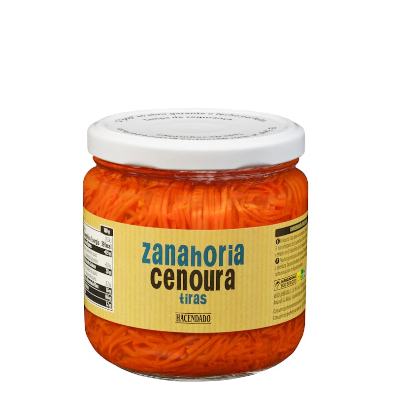 Zanahoria en tiras Hacendado