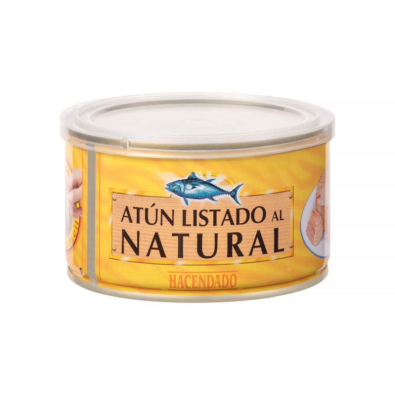 Atún listado al natural Hacendado