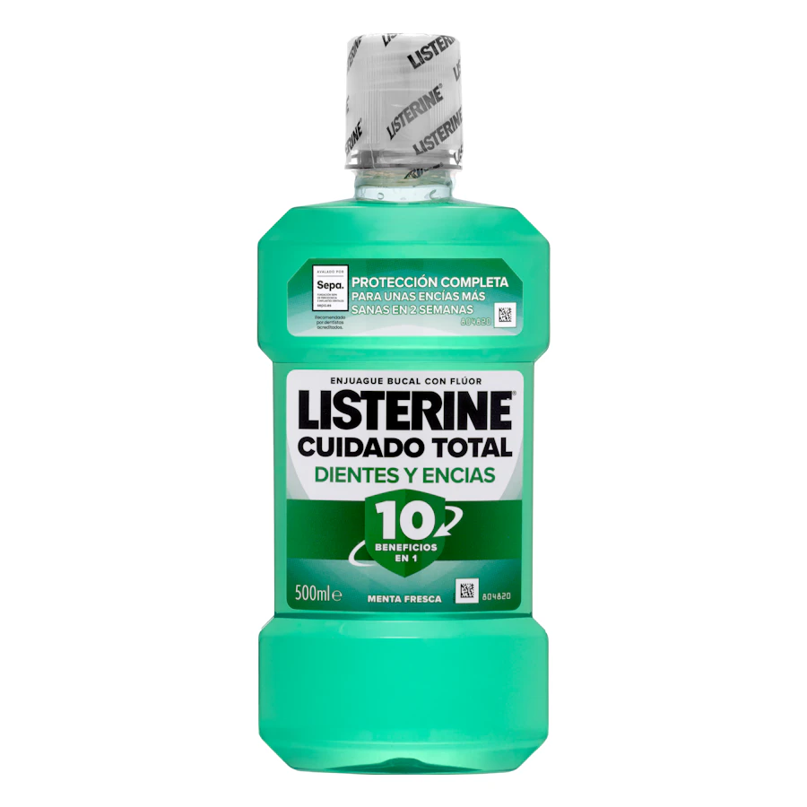 Enjuague bucal dientes y encías Listerine menta – Mercadona – صورة المنتج