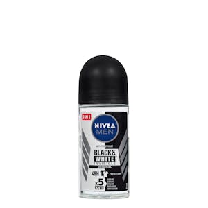 Desodorante roll-on invisible black & white Nivea Men