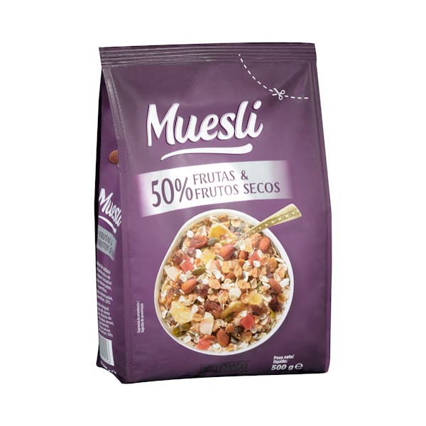 Muesli 50% frutas y frutos secos