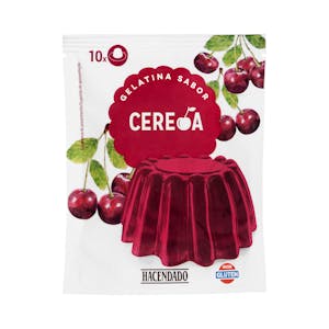 Preparado en polvo gelatina cereza Hacendado
