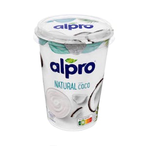 Postre de soja natural Alpro con coco