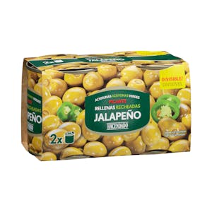 Aceitunas verdes rellenas de jalapeño Hacendado picantes