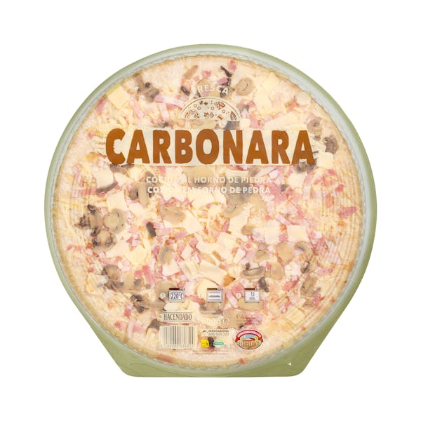 Imagen de Pizza carbonara familiar Hacendado