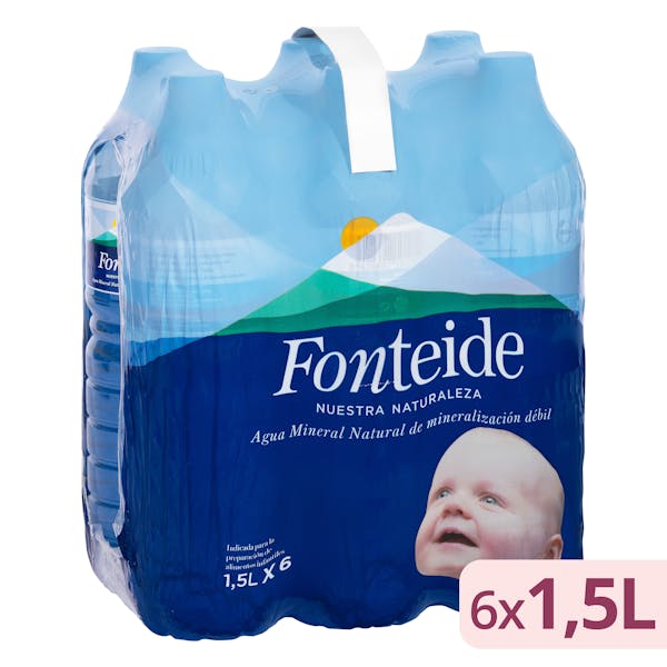 Agua mineral grande Fonteide