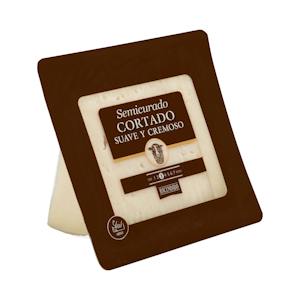 Semicured sheep cheese in wedge slices Hacendado