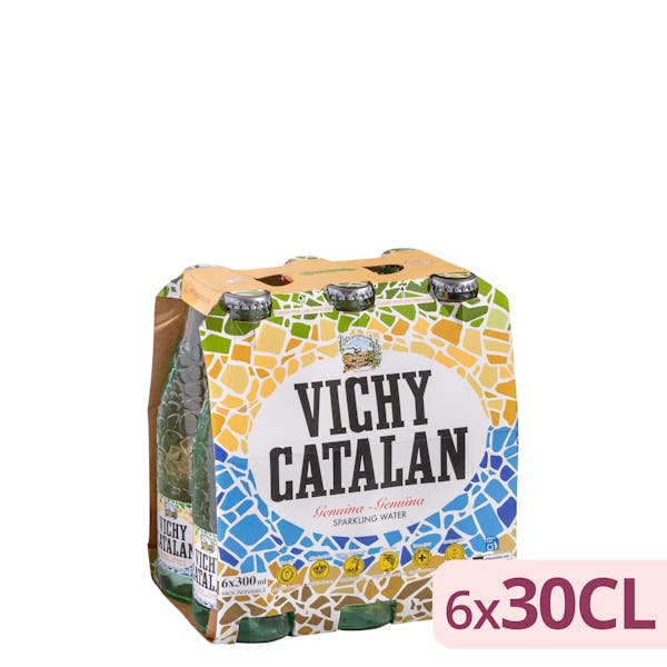 Agua mineral con gas pequeña Vichy Catalan