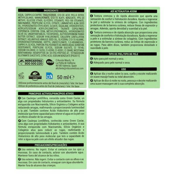 Etiqueta / ingredientes