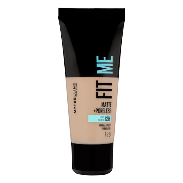 Maquillaje fluido Fit Me Maybelline 128 warm nude