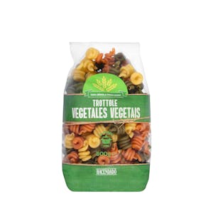 Pasta trottole vegetales Hacendado