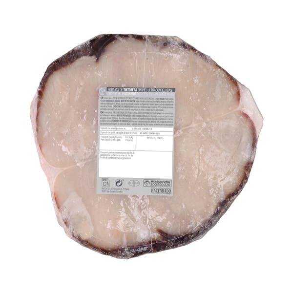 Imagen de Rodaja de tintorera sin piel Hacendado ultracongelada