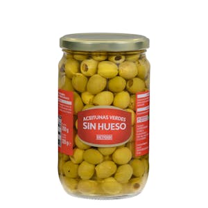 Aceitunas verdes sin hueso Hacendado