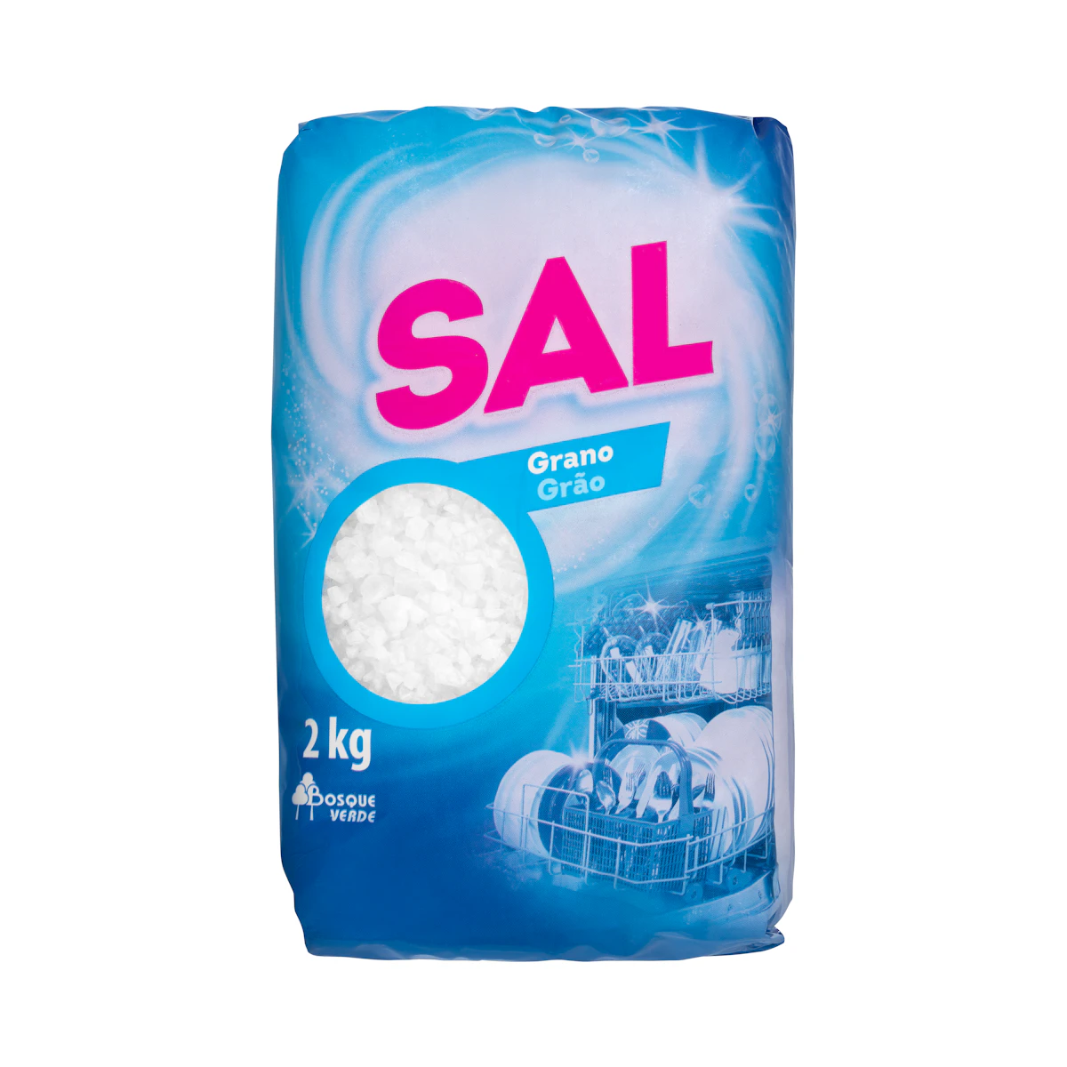 Sal lavavajillas Bosque Verde en grano – Mercadona – صورة إعلانية للمنتج