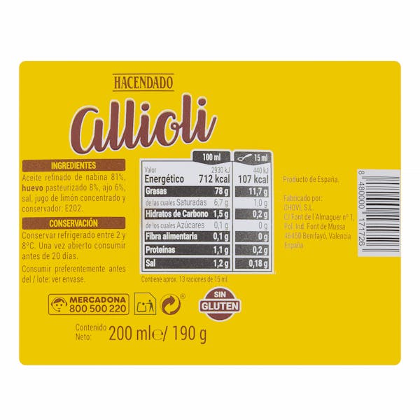 Allioli Hacendado