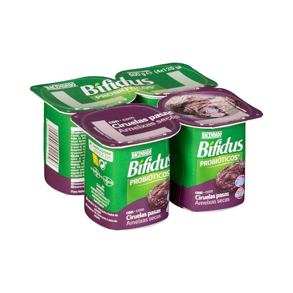 Bífidus probiótico con ciruelas pasas Hacendado