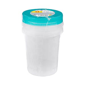 Recipiente de plástico redondo 1L Bosque Verde