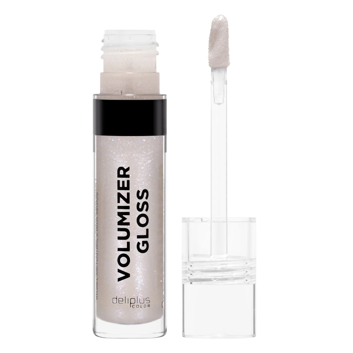 Brillo de labios Volumizer gloss Deliplus 07 transparente con destellos – Mercadona – صورة إعلانية للمنتج