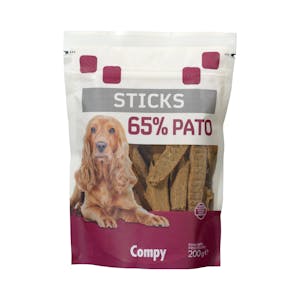 Snack sticks perro adulto Compy 65% pato