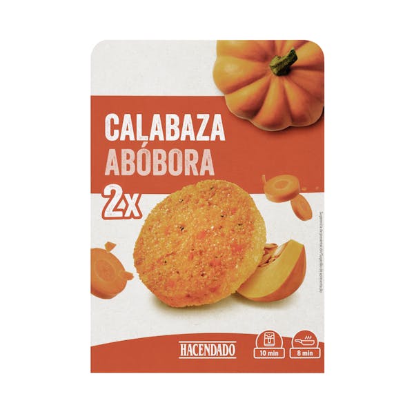 Imagen de Burgers vegetales Hacendado con calabaza