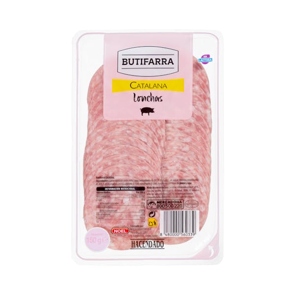 Butifarra catalana Hacendado lonchas