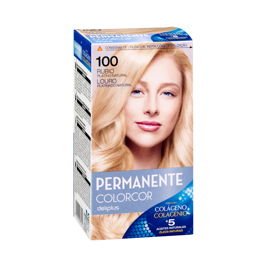 Coloración permanente 100 rubio platino natural Colorcor – Mercadona – صورة المنتج