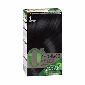Coloración permanente 0% amoníaco 1 negro Colorcor