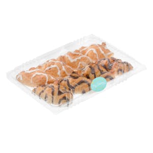 8 Croissants surtidos rellenos de crema de cacao y crema con leche sabor a chocolate blanco