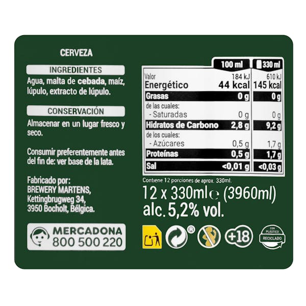 Cerveza Clásica Steinburg