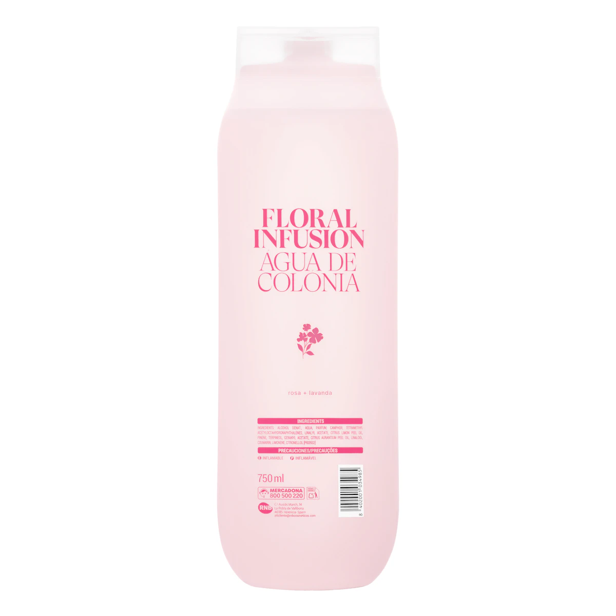 Agua de colonia Deliplus Floral Infusion – Mercadona – صورة إعلانية للمنتج