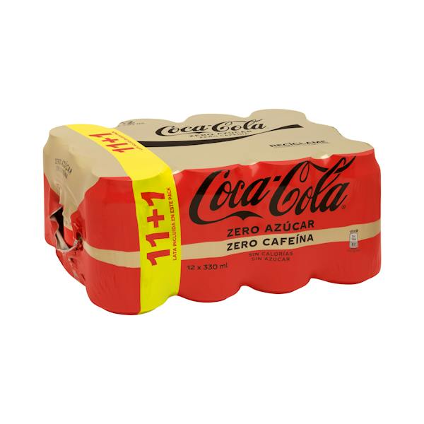 Imagen de Refresco Coca-Cola zero azúcar zero cafeína