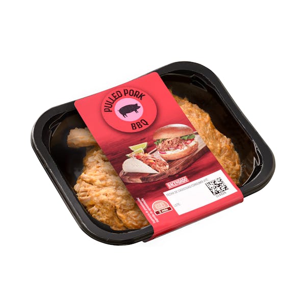 Carne de cerdo Pulled Pork Hacendado sabor barbacoa