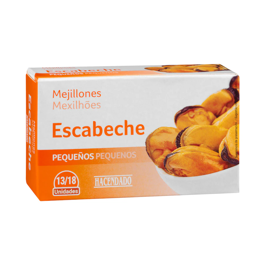 Mejillones en escabeche Hacendado pequeños – Mercadona – صورة المنتج