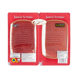 Jamón serrano Jamcal medias lonchas