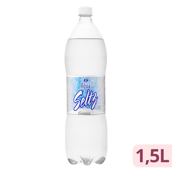 Agua de Seltz con gas grande Hacendado