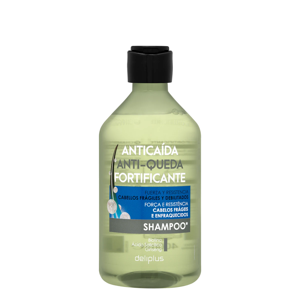Champú Anticaída Fortificante Deliplus – Mercadona – صورة إعلانية للمنتج