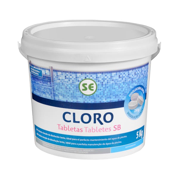 Imagen de Cloro disolución lenta tabletas para piscina