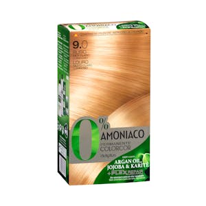 Coloración permanente 0% amoníaco 9.0 rubio muy claro luminoso Colorcor