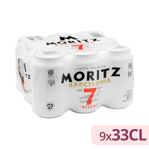 Cerveza 100% malta Moritz 7