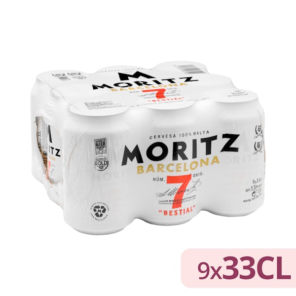 Cerveza 100% malta Moritz 7