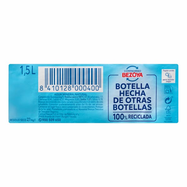 Agua mineral grande Bezoya